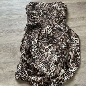 Leopard mini dress from Bebe